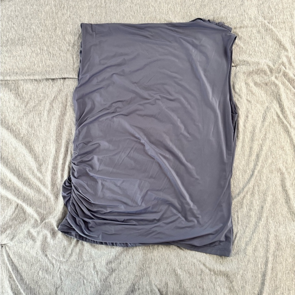Abercrombie & Fitch Lavender Draped Sleeveless Top - Picture 4 of 5